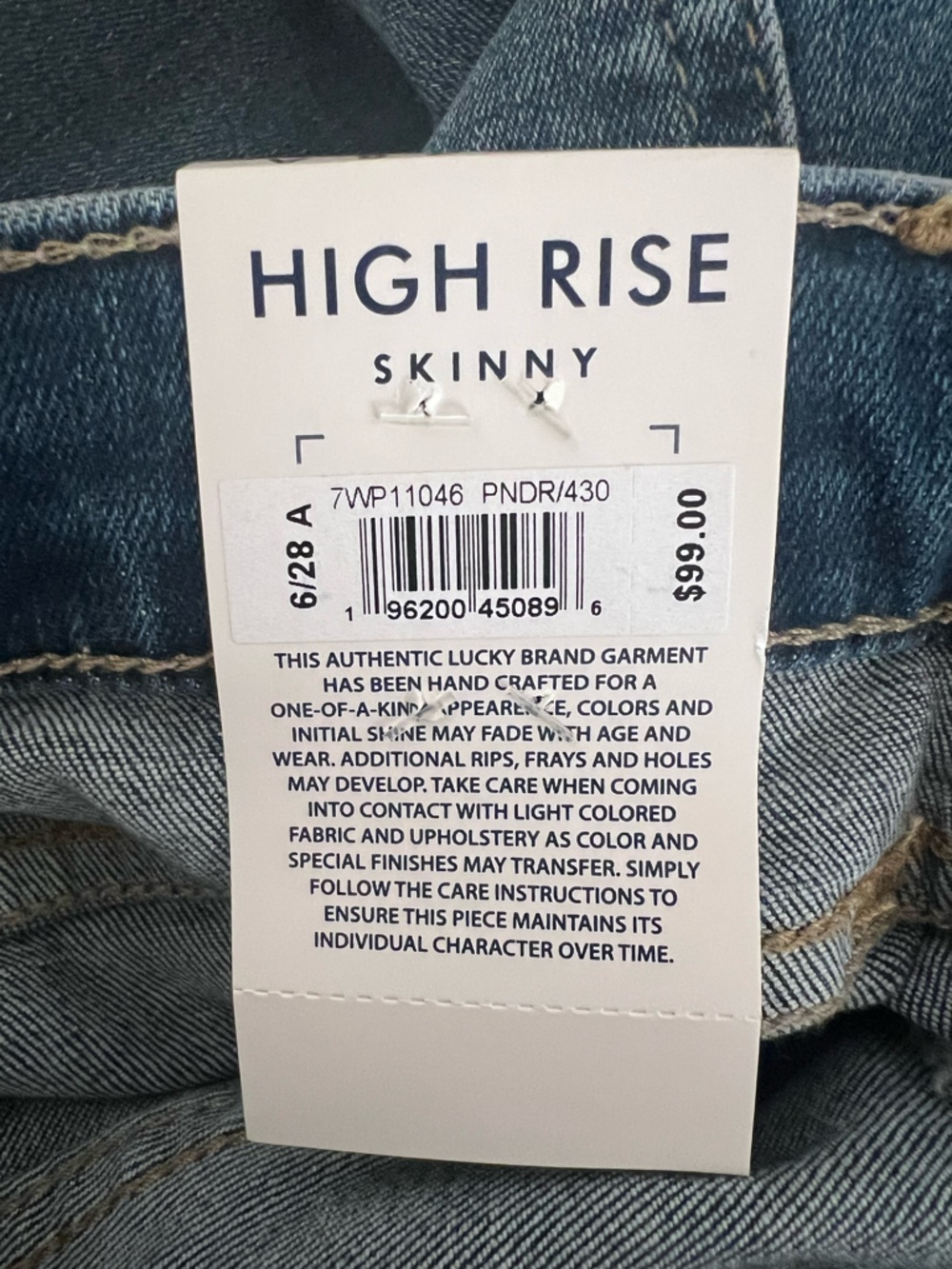For SHADESNARTS ONLY
Lucky Brand Dark Wash High Rise Skinny Bridgette Jeans 28 - Picture 9 of 9